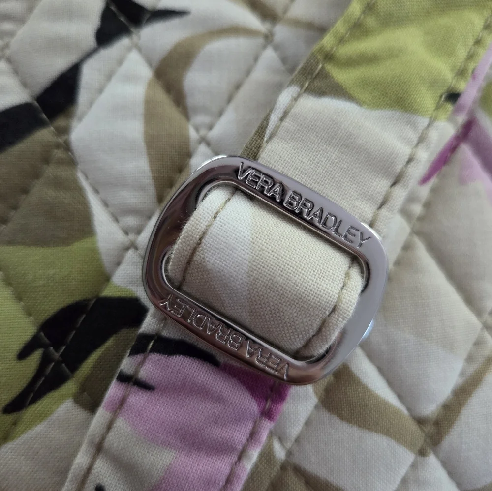 VERA BRADLEY Little Hipster Flap Crossbody Portobello Road Floral Travel Quilted - Picture 7 of 12